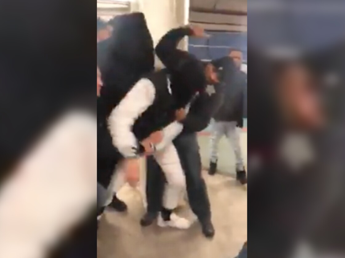 The Civilian Office of Police Accountability is investigating a Chicago police officer who appears to strike a teen repeatedly with a pair of handcuffs in a cellphone video recorded last week at the Roosevelt Red Line station in the South Loop. | Video co